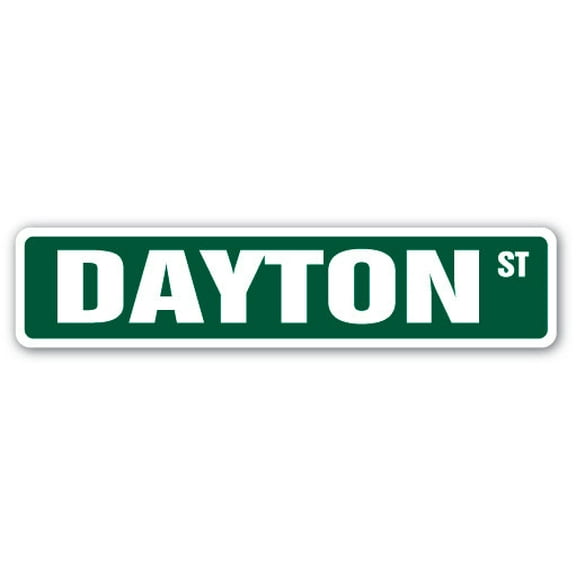SignMission SS-DAYTON 4 x 18 in. Childrens Name Room Street Sign - Dayton