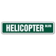 thumbnail image 1 of SignMission SS-Helicopter 4 x 18 in. Helicopter Street Sign, 1 of 5
