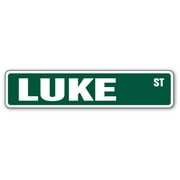 SignMission SS-LUKE 4 x 18 in. Luke Street Sign