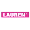 thumbnail image 1 of SignMission SS-Lauren 18 in. Lauren Street Childrens Name Room Sign, 1 of 5