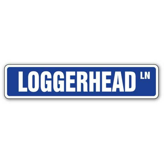 SignMission SS-Loggerhead 4 x 18 in. Loggerhead Street Sign