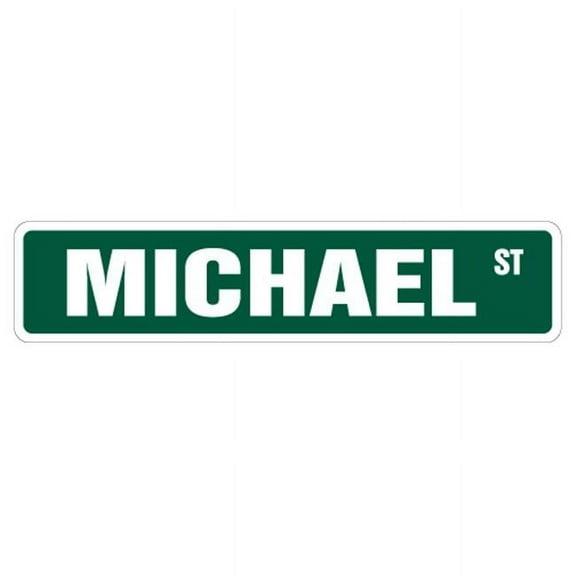 SignMission SS-Michael 4 x 18 in. Michael Street Sign
