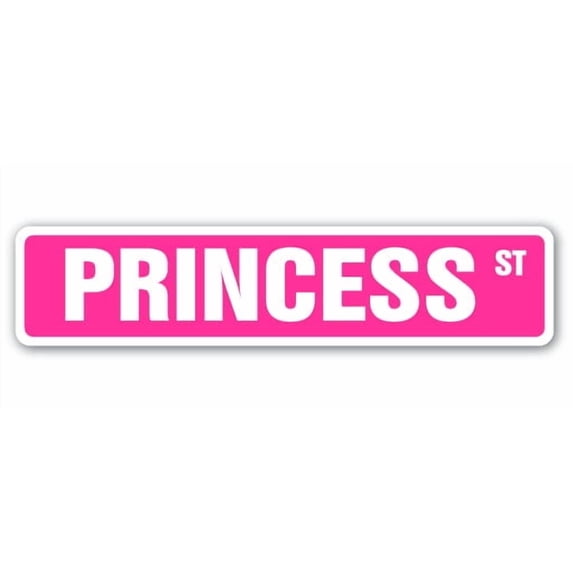 SignMission SS-PRINCESS 18 in. Princess Street Childrens Name Room Sign