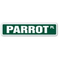 thumbnail image 1 of SignMission SS-Parrot 18 in. Parrot Street Sign - Tropical Colorful Wildlife Animal Bird, 1 of 5
