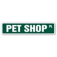 thumbnail image 1 of SignMission SS-Pet Shop 4 x 18 in. Pet Shop Street Sign - Animals Dogs Cats Bunny Snakes, 1 of 5