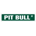 thumbnail image 1 of SignMission SS-Pit Bull 18 in. Pit Bull Street Sign - Collectible Pitbull Dog Pet Breeder, 1 of 5
