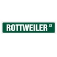 thumbnail image 1 of SignMission SS-Rottweiler 4 x 18 in. Rottweiler Street Sign, 1 of 5