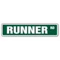 thumbnail image 1 of SignMission SS-Runner 4 x 18 in. Runner Street Sign, 1 of 5