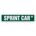 thumbnail image 1 of SignMission SS-SPRINT CAR 4 x 18 in. Sprint Car Street Sign, 1 of 5