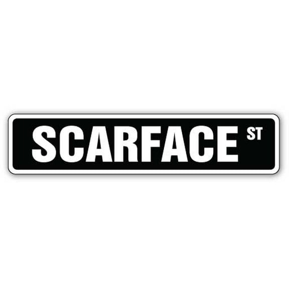 SignMission SS-Scarface 4 x 18 in. Scarface Street Sign