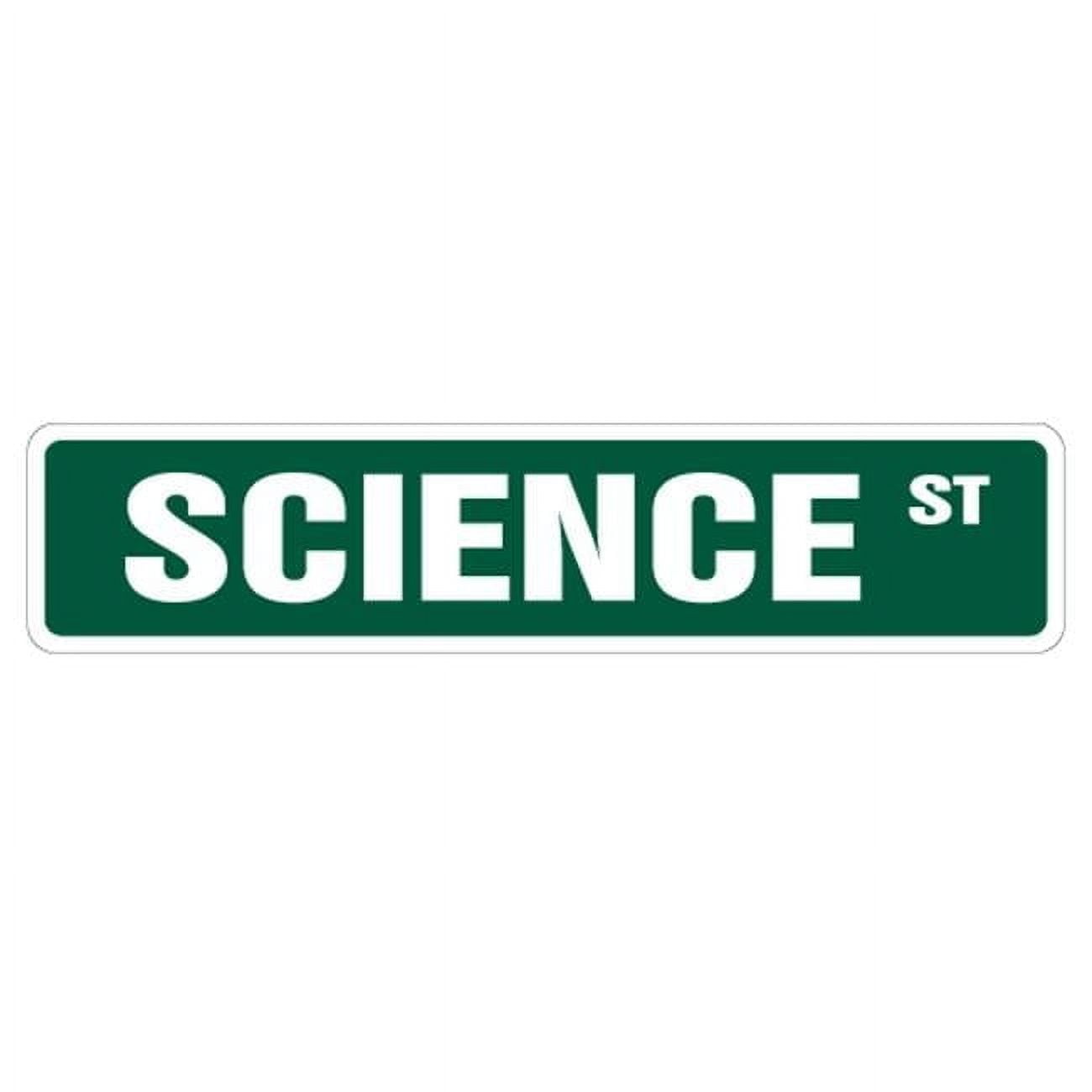 SignMission SS-Science 4 x 18 in. Science Street Sign - Chemistry ...