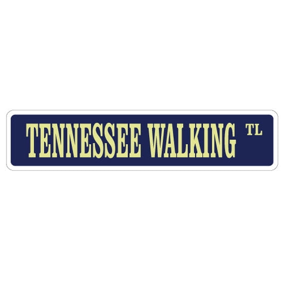 SignMission SS-Tennessee 4 x 18 in. Tennessee Walking Horse Street Sign - Horses Farm Walker Trainer Riding