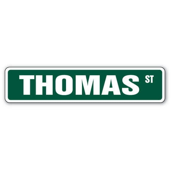 SignMission SS-Thomas 4 x 18 in. Thomas Street Sign