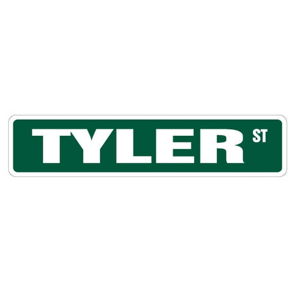 SignMission SS-Tyler 4 x 18 in. Tyler Street Sign