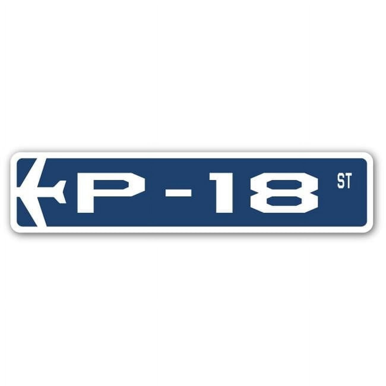 P-18 Street Sign Air Force Aircraft Military | Indoor/Outdoor | 18 ...