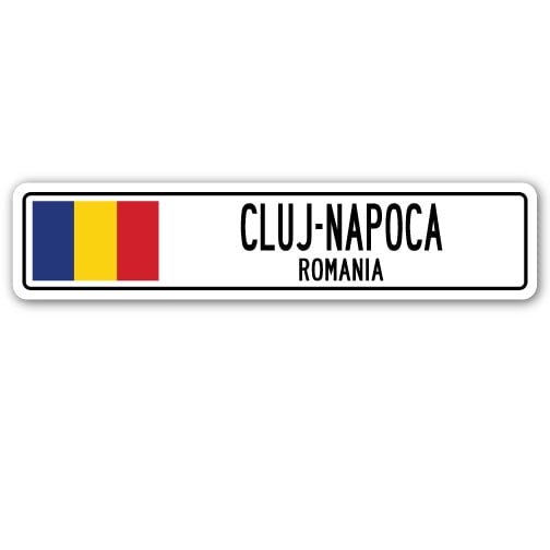 SignMission SSC-Cluj-Napoca Ro Street Sign - Cluj-Napoca, Romania