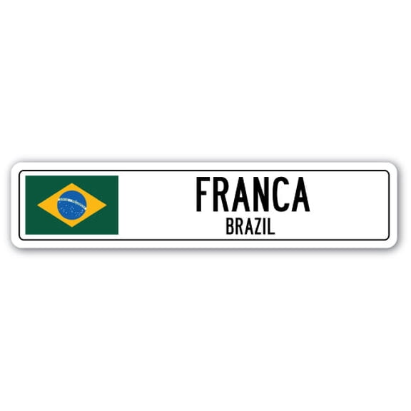 SignMission SSC-Franca Br Street Sign - Franca, Brazil