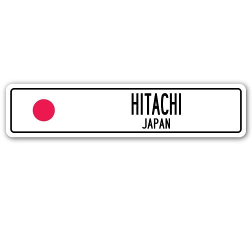 SignMission SSC-Hitachi Jp Street Sign - Hitachi, Japan