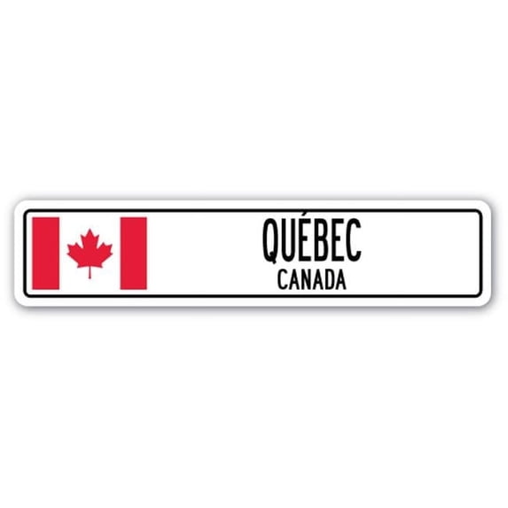 SignMission SSC-Quebec Ca Street Sign - Quobec, Canada