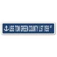 thumbnail image 1 of SignMission SSN-Tom Green County Lst 4 x 18 in. A-16 Street Sign - USS Tom Green County LST 1159, 1 of 5