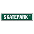 thumbnail image 1 of SignMission A-24-SS-Skatepark Skatepark Aluminum Street Sign for Skateboard Ramp Skateboarding Skateboarder Sports, 1 of 5