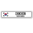 thumbnail image 1 of SignMission SSC-Chuncheon Street Sign - Chuncheon, South Korea, 1 of 5