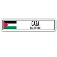 thumbnail image 1 of GAZA PALESTINE Street Sign Palestinian flag city country road wall gift, 1 of 5