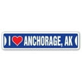 thumbnail image 1 of SignMission SSIL-Anchorage Ak Street Sign - I Love Anchorage, Alaska, 1 of 5