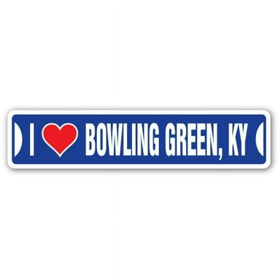 SignMission SSIL-Bowling Green Ky Street Sign - I Love Bowling Green, Kentucky