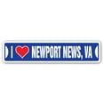thumbnail image 1 of SignMission SSIL-Newport News Va Street Sign - I Love Newport News, Virginia, 1 of 5