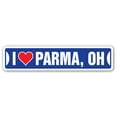 thumbnail image 1 of I LOVE PARMA OHIO Street Sign oh city state us wall road décor gift, 1 of 5