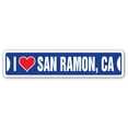 thumbnail image 1 of SignMission SSIL-San Ramon Ca Street Sign - I Love San Ramon, California, 1 of 5