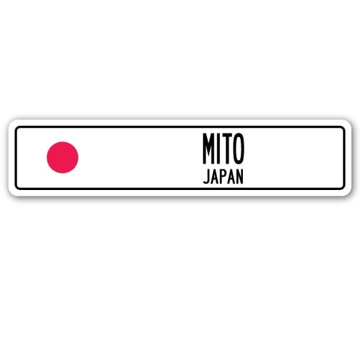 SignMission SSC-Mito Jp Street Sign - Mito, Japan