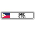 thumbnail image 1 of ORMOC PHILIPPINES Street Sign Filipino flag city country road wall gift, 1 of 5