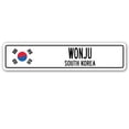thumbnail image 1 of SignMission SSC-Wonju Street Sign - Wonju, South Korea, 1 of 5