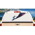 thumbnail image 1 of SignMission Surfing The Universe Rear Window Graphic truck view thru vinyl decal HD Graphics Professional Grade Material Universal Fit for Full Size Trucks Weatherproof  Made In The, 1 of 3