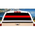 thumbnail image 1 of SignMission Thin Red Line Simple Rear Window Graphic truck view thru vinyl decal HD Graphics Professional Grade Material Universal Fit for Full Size Trucks Weatherproof  Made In The, 1 of 3