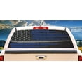 thumbnail image 1 of SignMission Thin White Line Rear Window Graphic truck view thru vinyl decal HD Graphics Professional Grade Material Universal Fit for Full Size Trucks Weatherproof & Car Wash Safe Made, 1 of 3