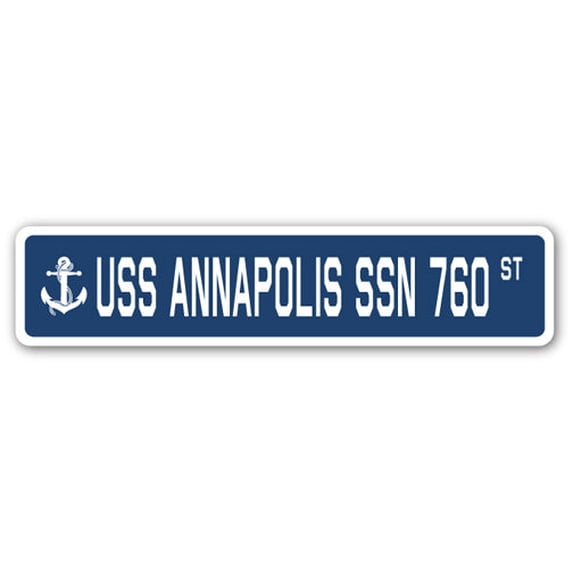 USS ANNAPOLIS SSN 760 Street Sign us navy ship veteran sailor gift