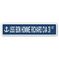 thumbnail image 1 of USS BON HOMME RICHARD CVA 31 Street Sign us navy ship veteran sailor gift, 1 of 5