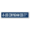 thumbnail image 1 of SignMission SSN-624-Conyngham Ddg 17 USS Conyngham DDG 17 Street Sign - US Navy Ship Veteran Sailor Gift, 1 of 5