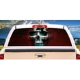 thumbnail image 1 of SignMission Wicked Skull Rear Window Graphic Truck View Thru Vinyl Back Decal, 1 of 3