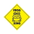 thumbnail image 1 of SignMission X-17-Frog 7 in. Frog Zone Xing Crossing Sign, 1 of 5