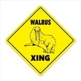 thumbnail image 1 of SignMission X-17-WALRUS 7 in. Walrus Zone Xing Crossing Sign, 1 of 5