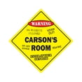 thumbnail image 1 of SignMission X-20-Carsons Room 20 in. Carsons Crossing Zone Xing Room Sign, 1 of 5