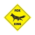 thumbnail image 1 of SignMission X-20-FOX 20 x 20 in. Zone Xing Crossing Sign - Fox, 1 of 5