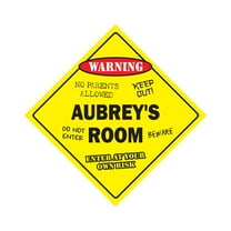 SignMission X-Aubreys Room 12 x 12 in. Crossing Zone Xing Room Sign - Aubreys