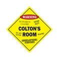 thumbnail image 1 of SignMission X-Coltons Room 12 x 12 in. Crossing Zone Xing Room Sign - Coltons, 1 of 4
