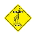 thumbnail image 1 of SignMission X-Giraffe 12 x 12 in. Giraffe Crossing Zone Xing Sign, 1 of 5