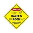 thumbnail image 1 of SignMission X-Hazels Room 12 x 12 in. Crossing Zone Xing Room Sign - Hazels, 1 of 5
